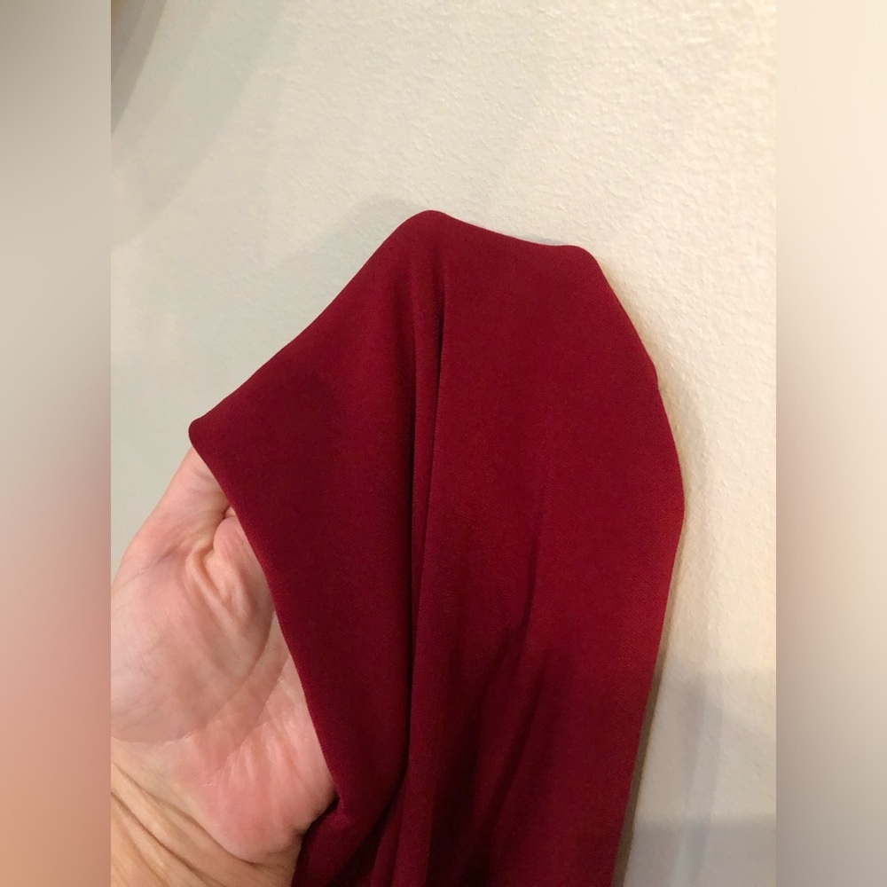 Brooks Brothers Women’s XS Red V-Neck Collared 3/4 Sleeved Belted Sheath Dress - Picture 11 of 11